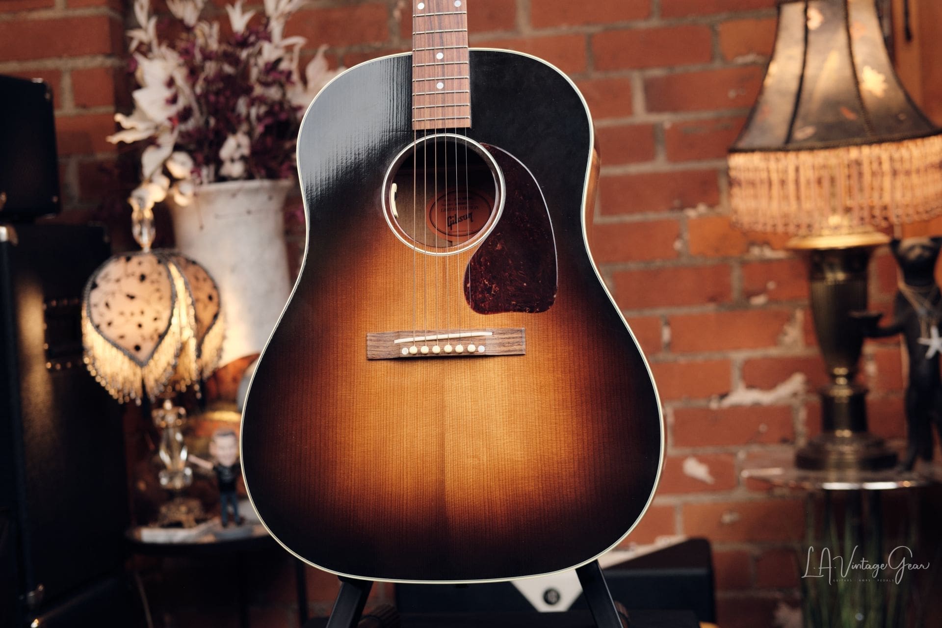 Gibson Acoustic 1942 Banner J-45 Acoustic Guitar - Vintage Sunburst - Image 3