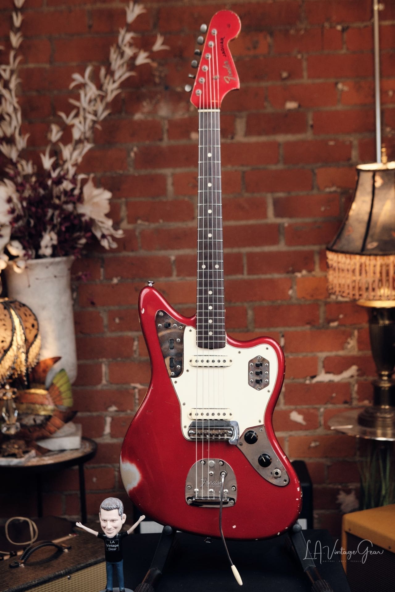 1964 Fender Jaguar – Candy Apple Red with Matching Headstock! – LA