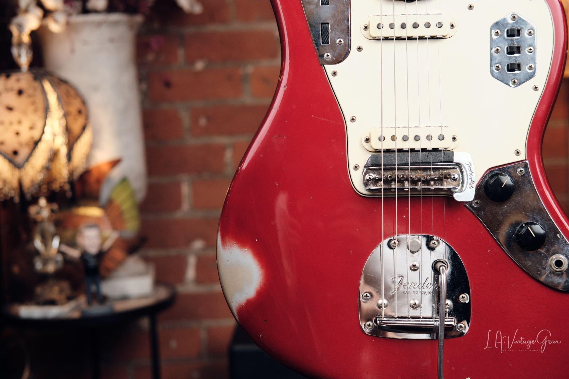 1964 Fender Jaguar - Candy Apple Red with Matching Headstock! - Image 8