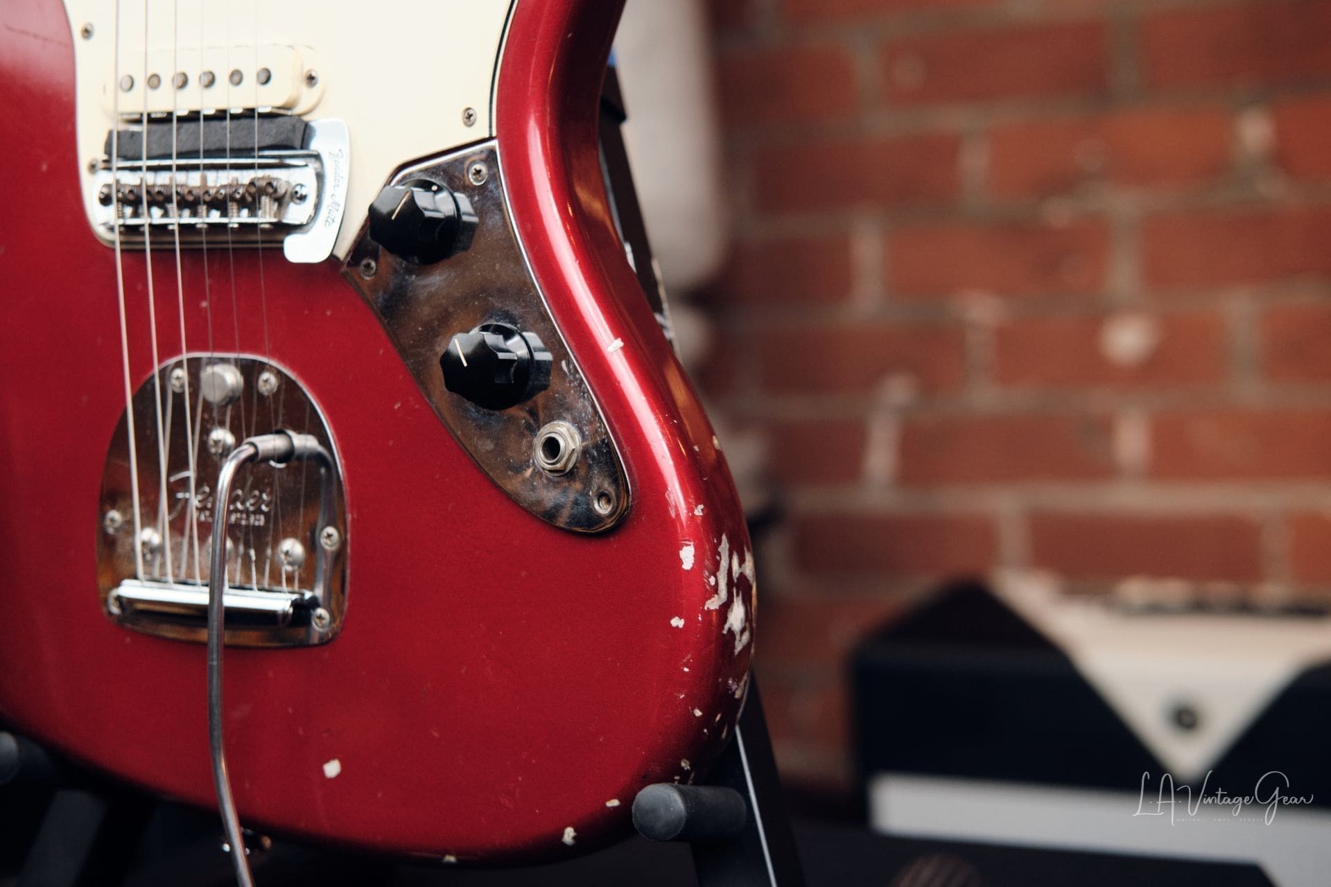 1964 Fender Jaguar - Candy Apple Red with Matching Headstock! - Image 10