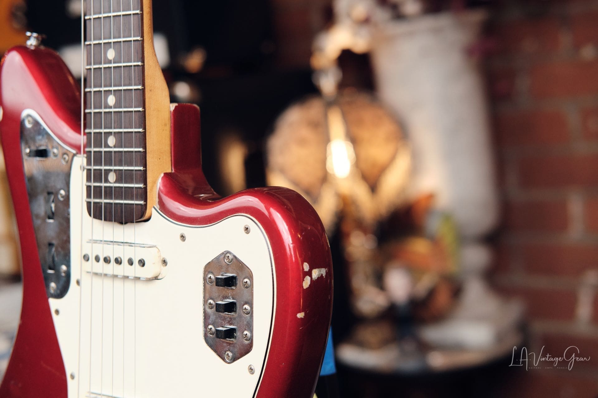1964 Fender Jaguar - Candy Apple Red with Matching Headstock! - Image 7