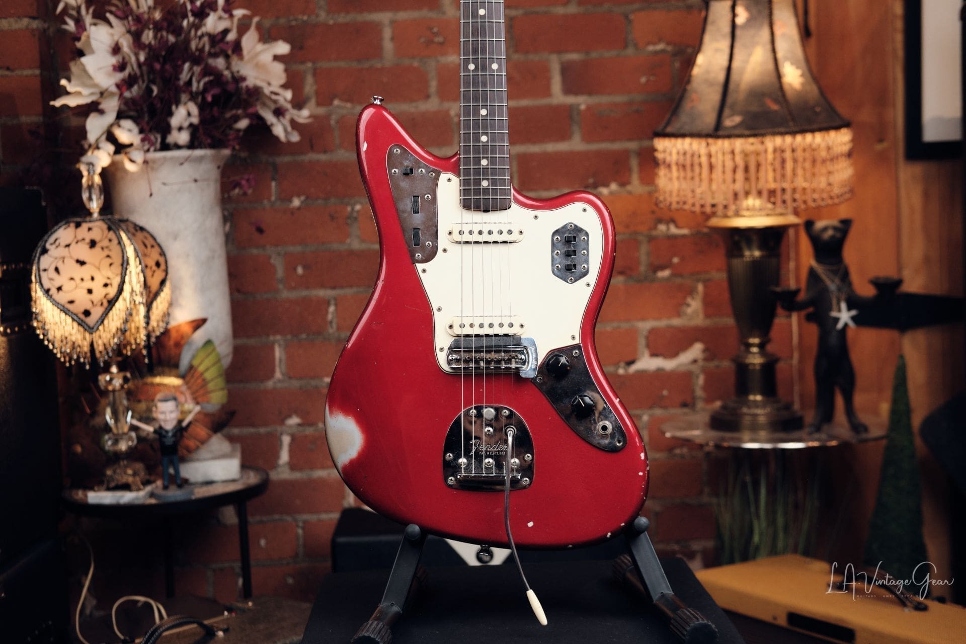 1964 Fender Jaguar - Candy Apple Red with Matching Headstock! - Image 2