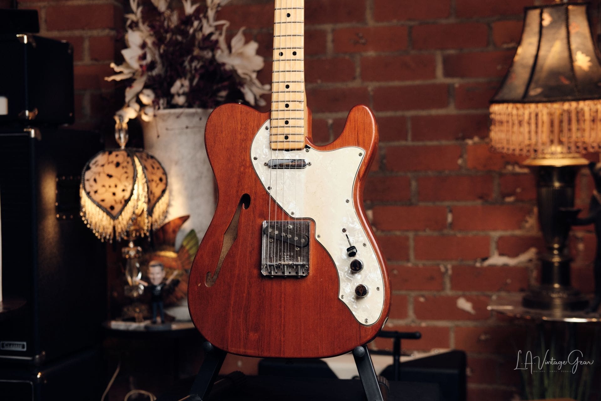 1971 Fender Telecaster Thinline – Mahogany Body! – LA Vintage Gear