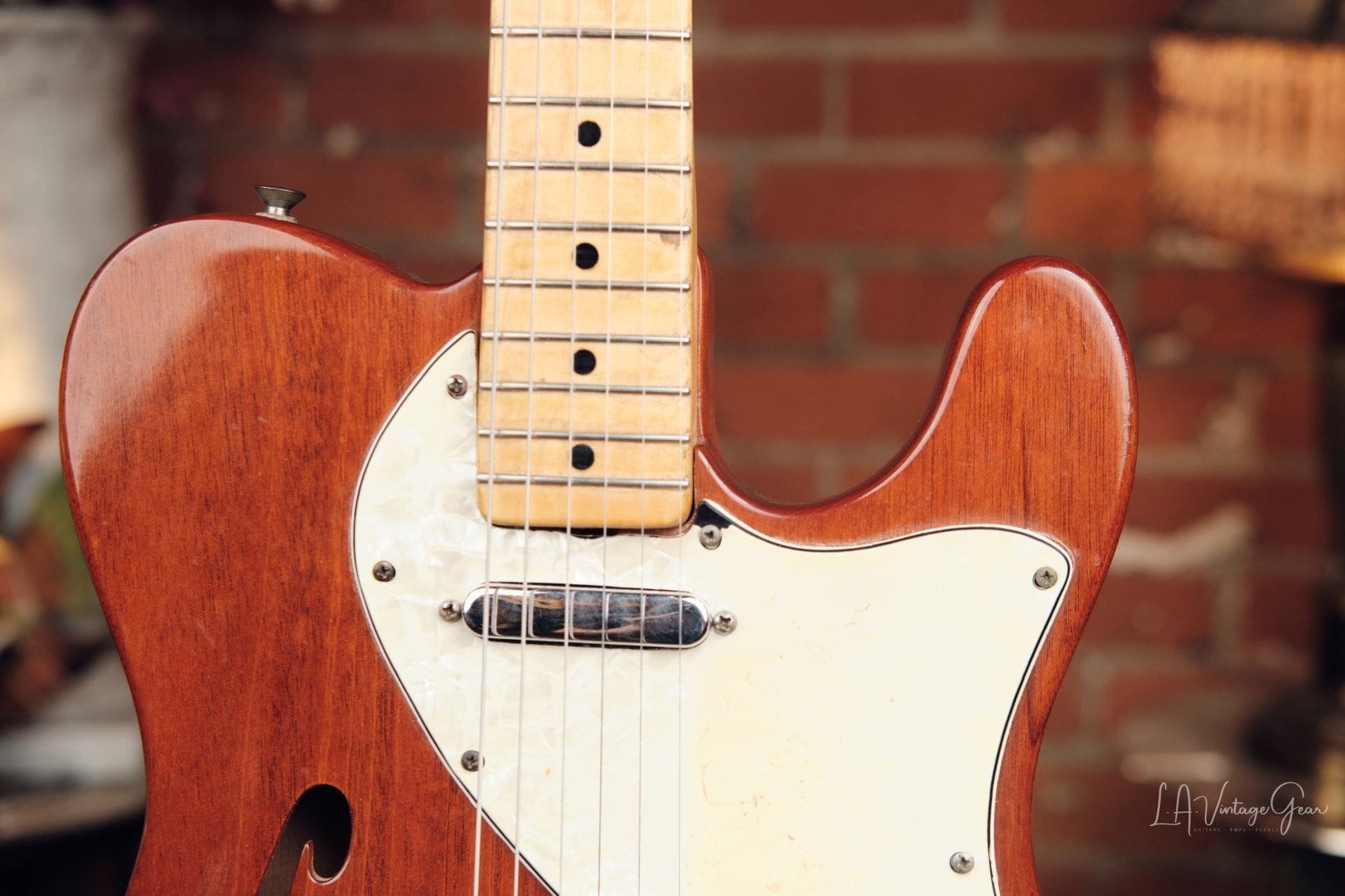 1971 Fender Telecaster Thinline – Mahogany Body! – LA Vintage Gear