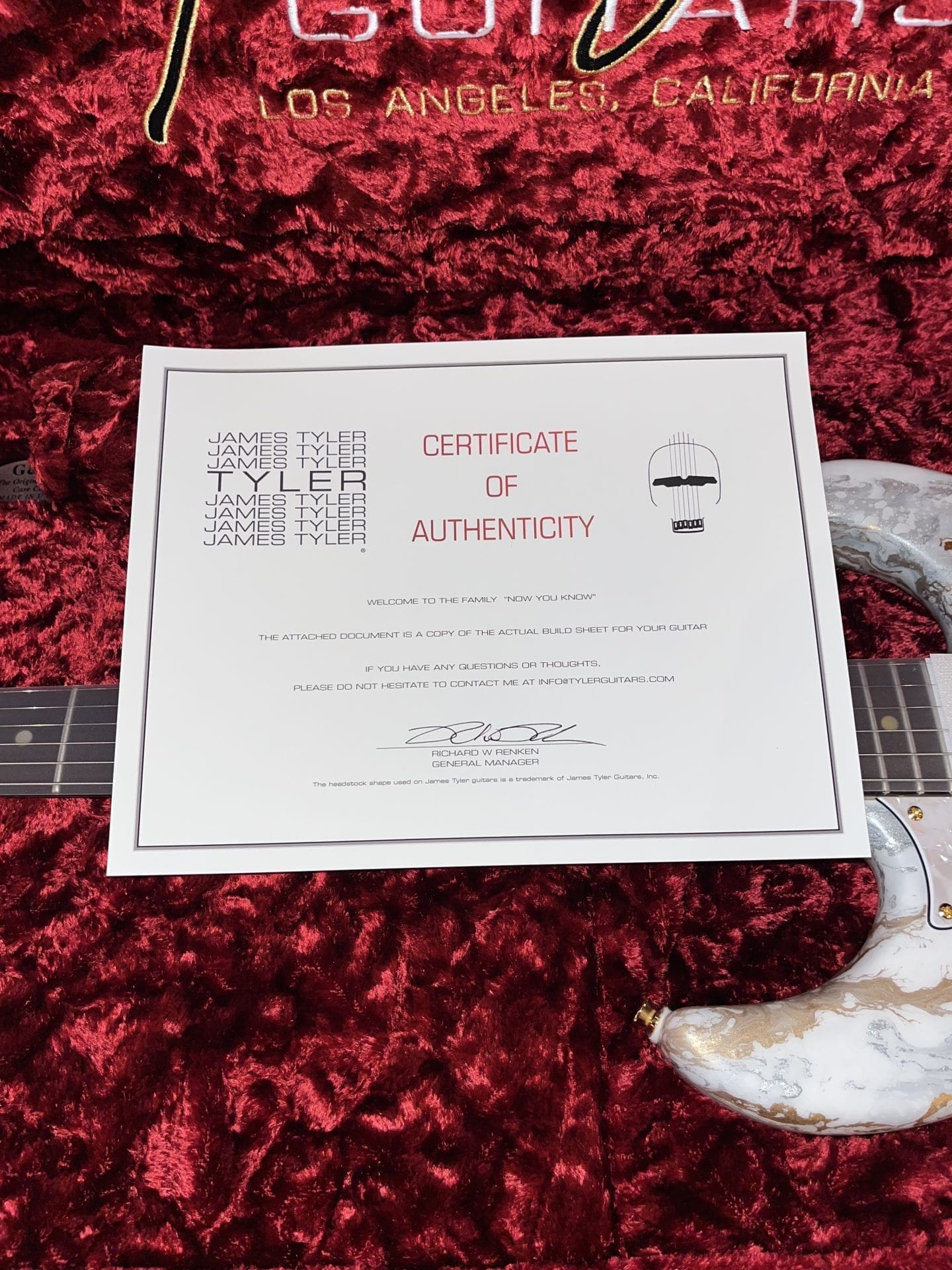 James Tyler Dann Huff Studio Elite HDX Electric Guitar - Brand New in White Shmear! - Image 8