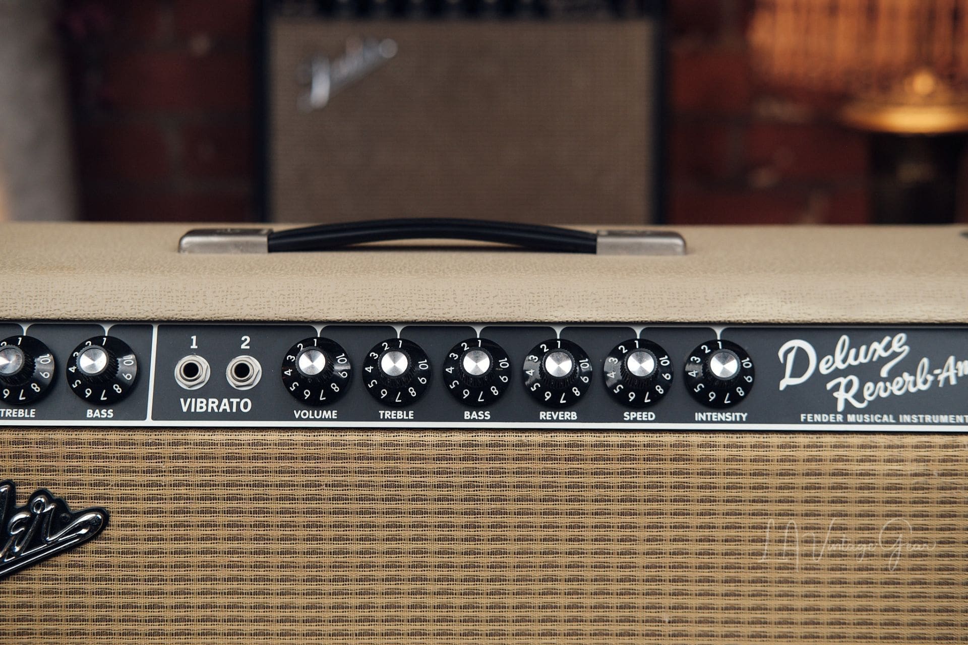 Fender '65 Deluxe Reverb Reissue 22-Watt 1x12" Combo - Blonde - Image 3