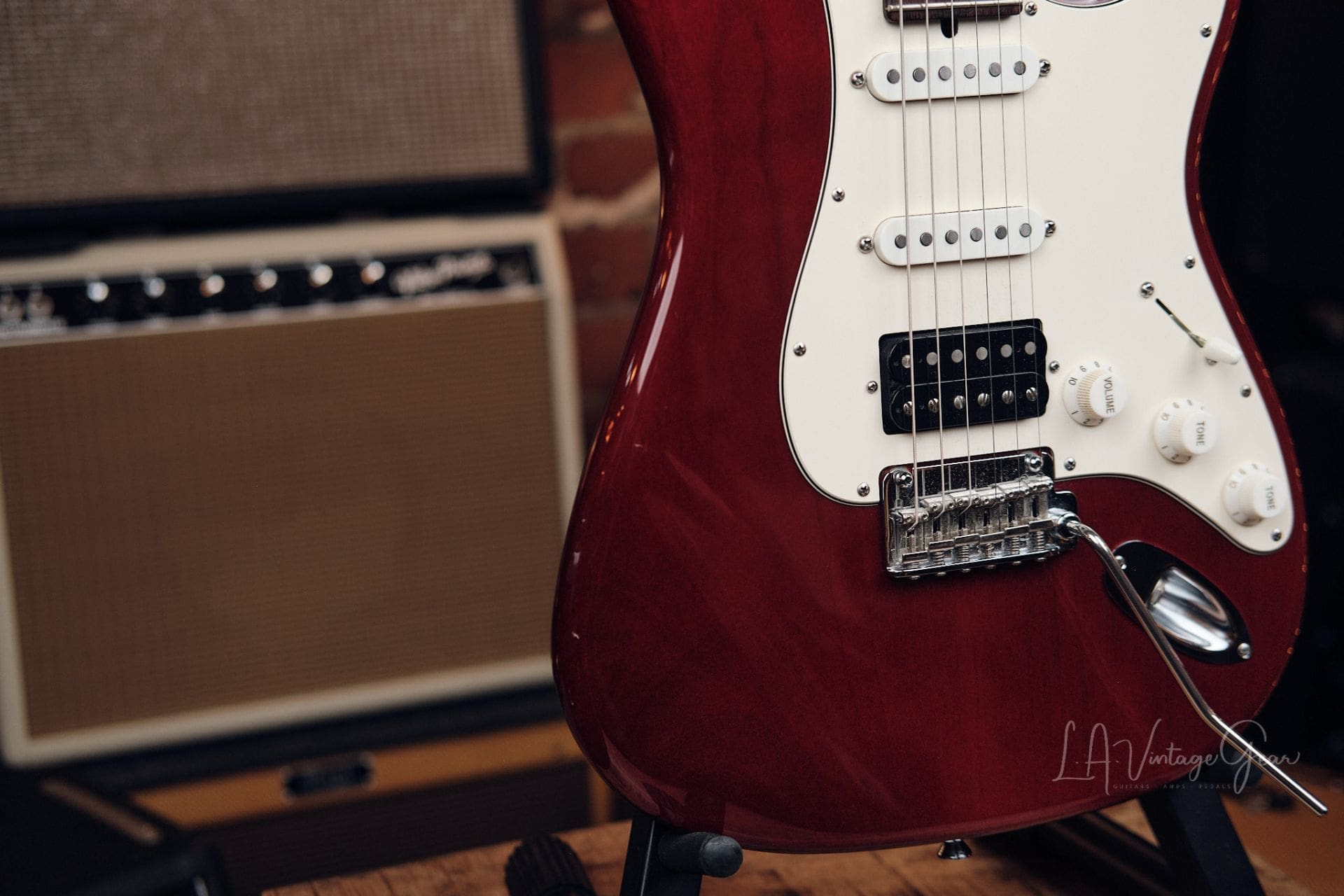 2018 James Tyler Classic Electric Guitar - Transparent Brown (Red) Finish! - Image 6