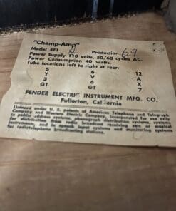1961 Fender Champ 5F1 - Killer Tweed Tones! - Image 18