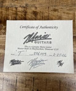 Mario Martin "Model T" Electric Guitar - Relic'd Nocaster Blonde Finish & Budz Pickups! - Image 9