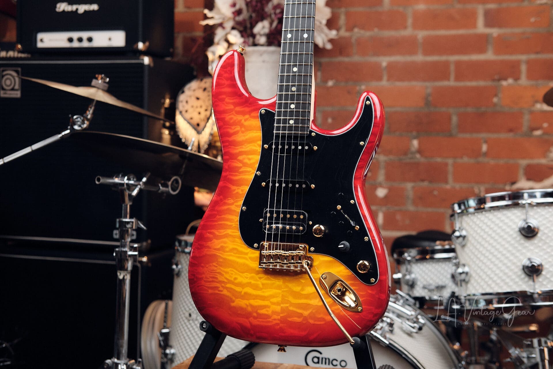 James Tyler LA Studio Classic Electric Guitar - New in Cherry Sunburst! - Image 4