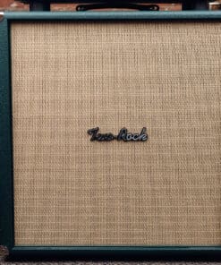 Two Rock Classic Reverb Signature 100W Head and 4x10 Cab - British Racing Green Tolex! - Image 7