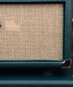 Two Rock Classic Reverb Signature 100W Head and 4x10 Cab - British Racing Green Tolex! - Image 6