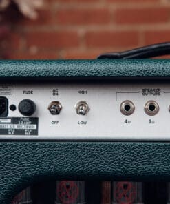 Two Rock Classic Reverb Signature 100W Head and 4x10 Cab - British Racing Green Tolex! - Image 9