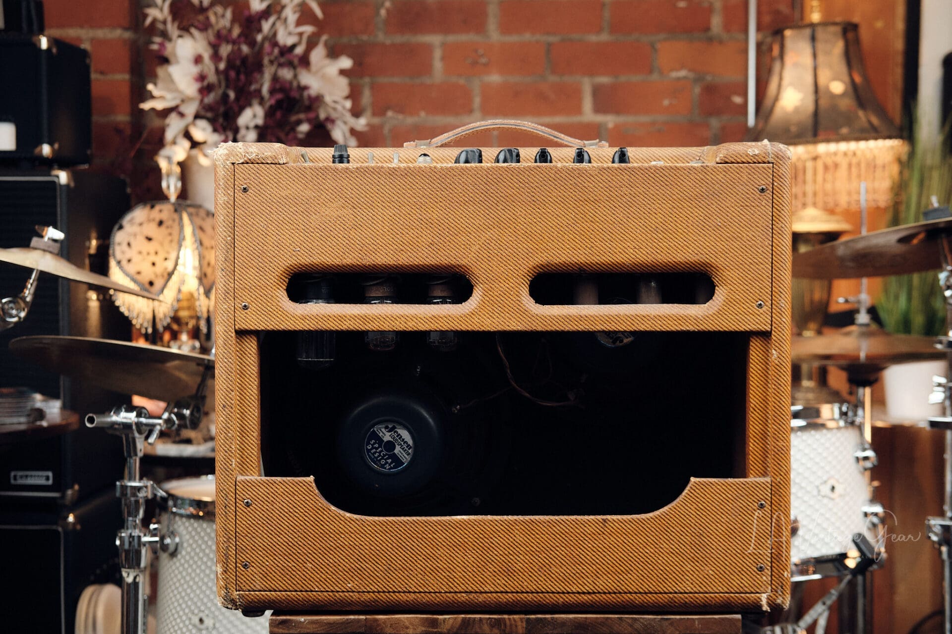 1959 Fender 5F4 Tweed Super Combo Amp - Killer Tweed Tones! - Image 8