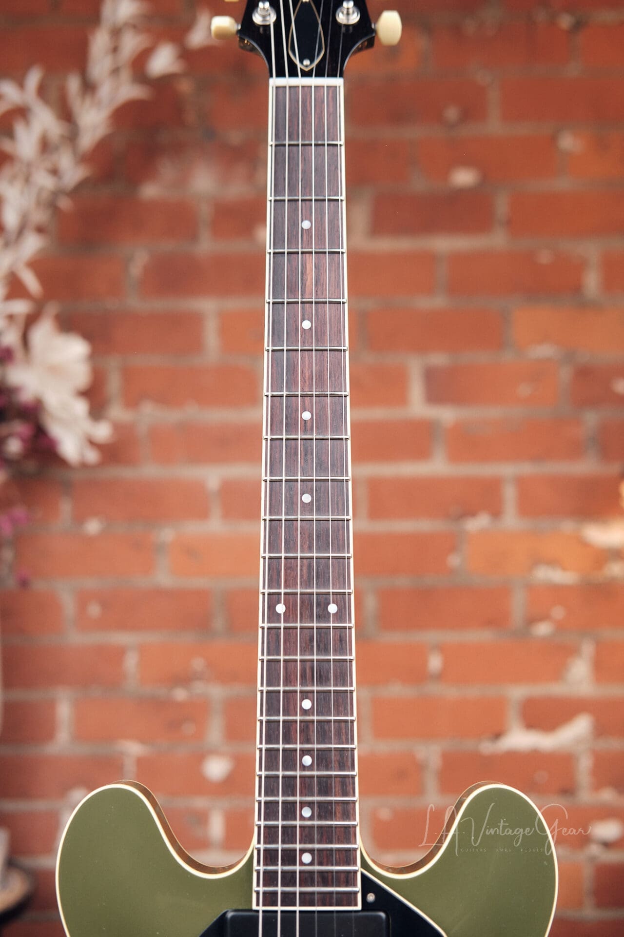 Collings I-30 LC Electric Guitar in Aged Olive Drab Green - Image 9