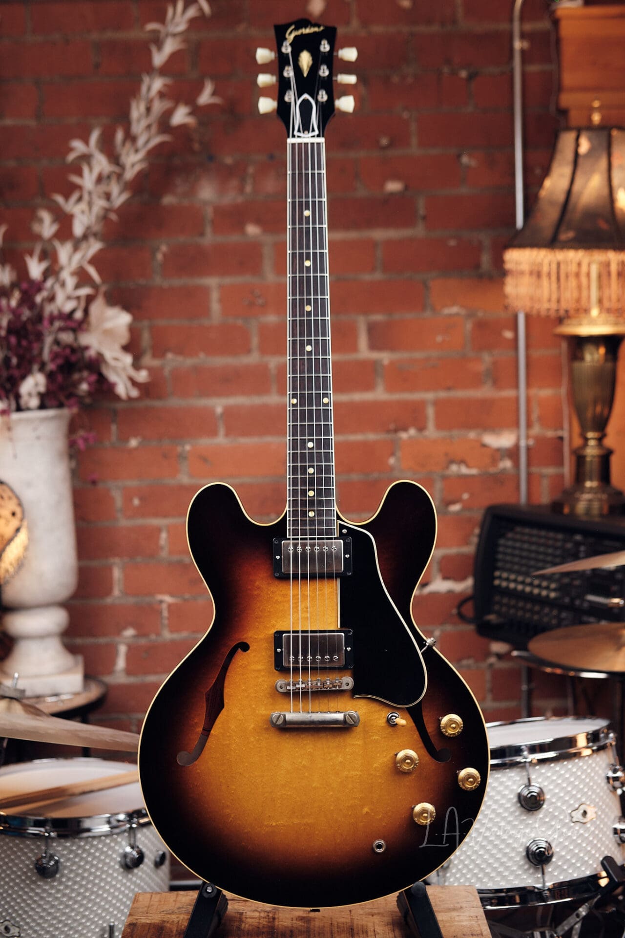 Giordano Guitars Tributo TD Semi-Hollow Electric Guitar #004 - Brand New From Italy!