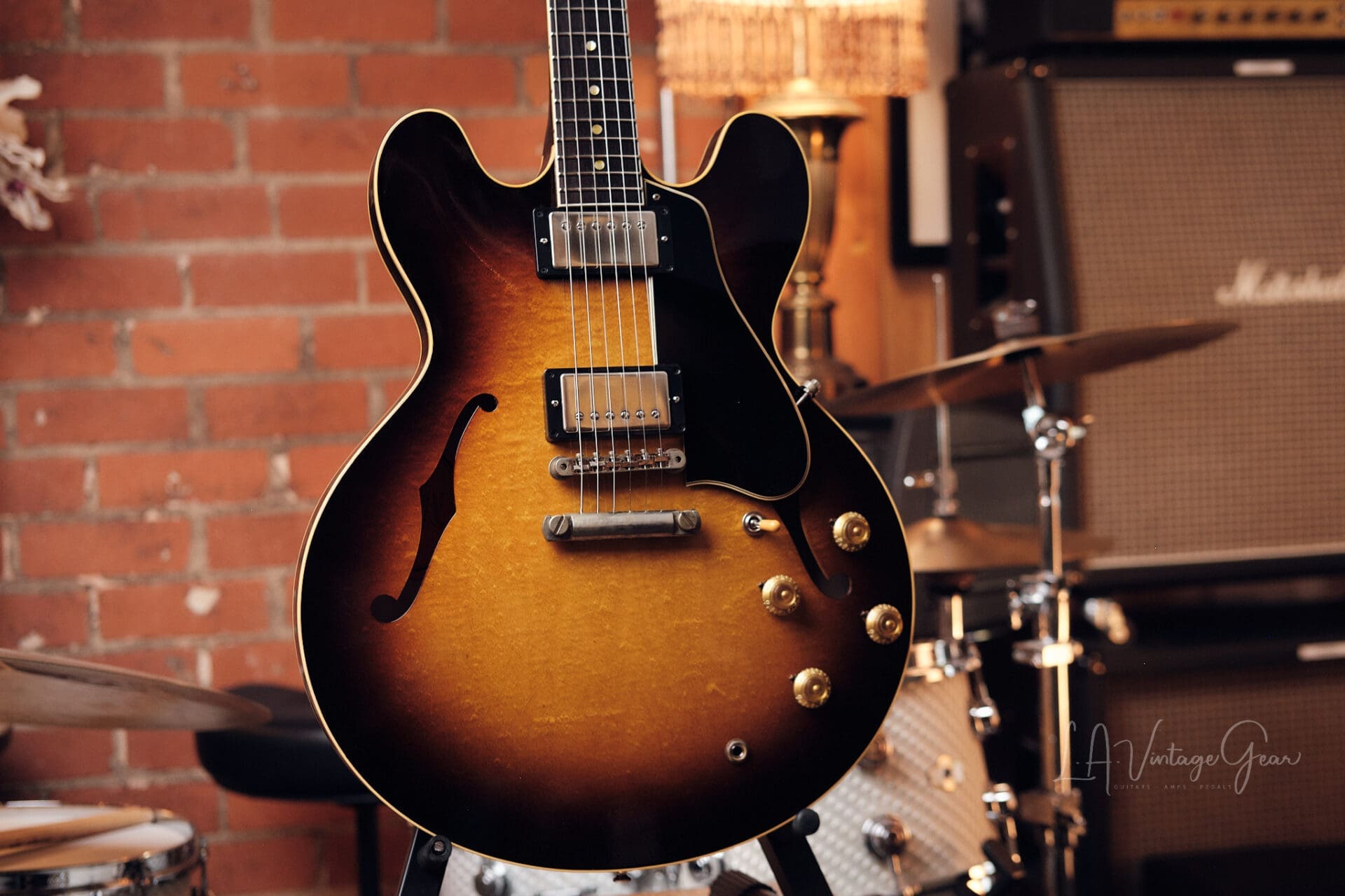 Giordano Guitars Tributo TD Semi-Hollow Electric Guitar #004 - Brand New From Italy! - Image 4