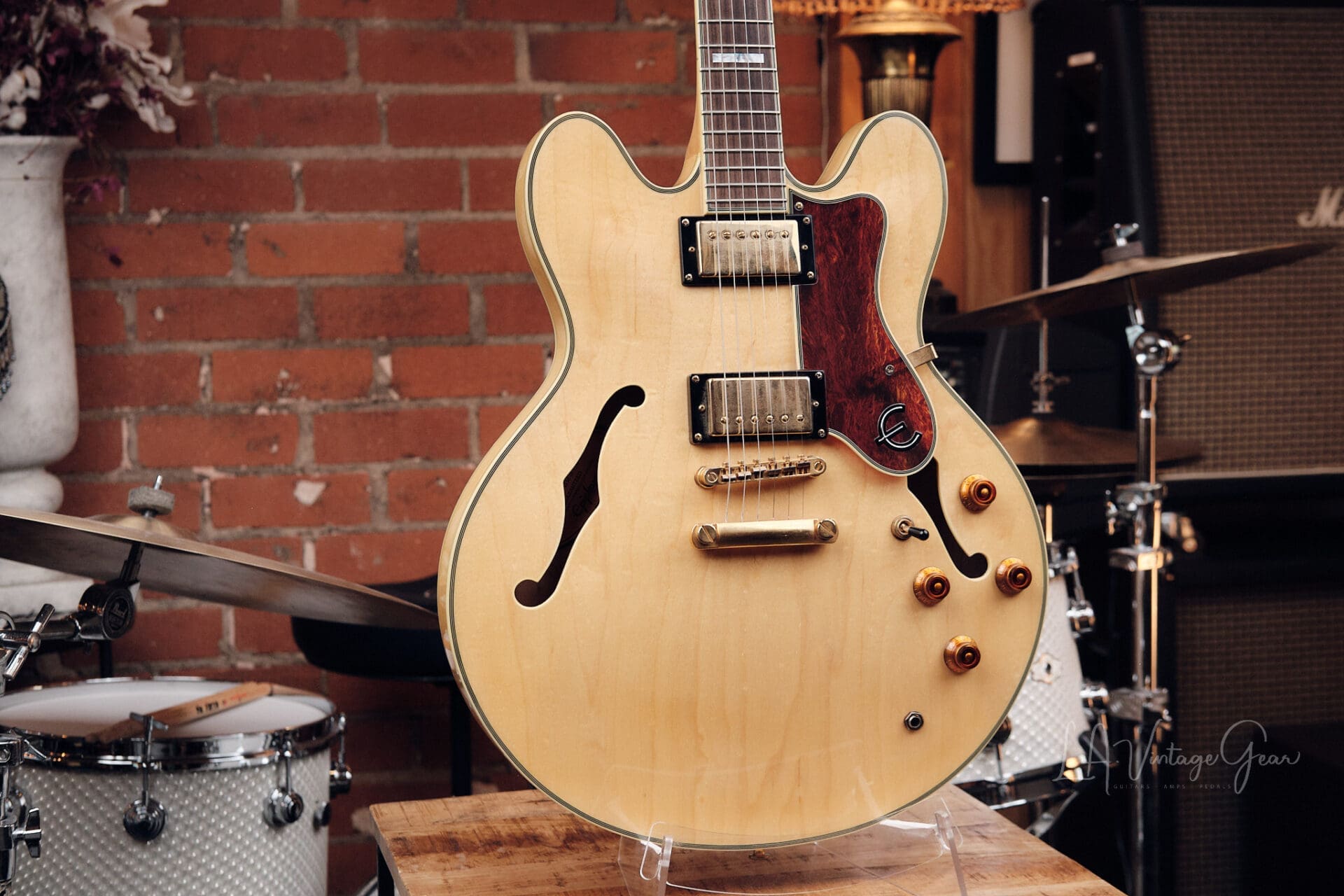 2007 Epiphone Sheraton II Semi-Hollow Guitar - Made in Korea with OHSC - Image 2