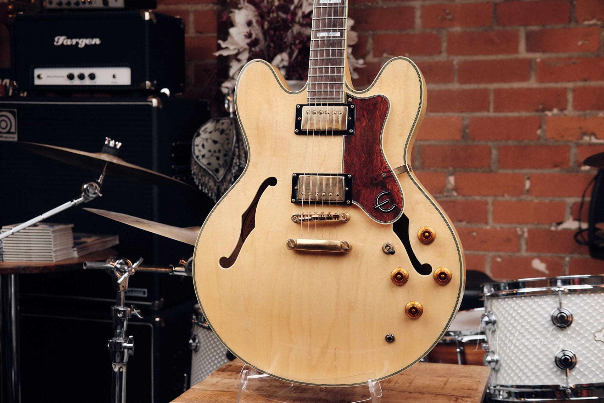 2007 Epiphone Sheraton II Semi-Hollow Guitar - Made in Korea with OHSC - Image 4