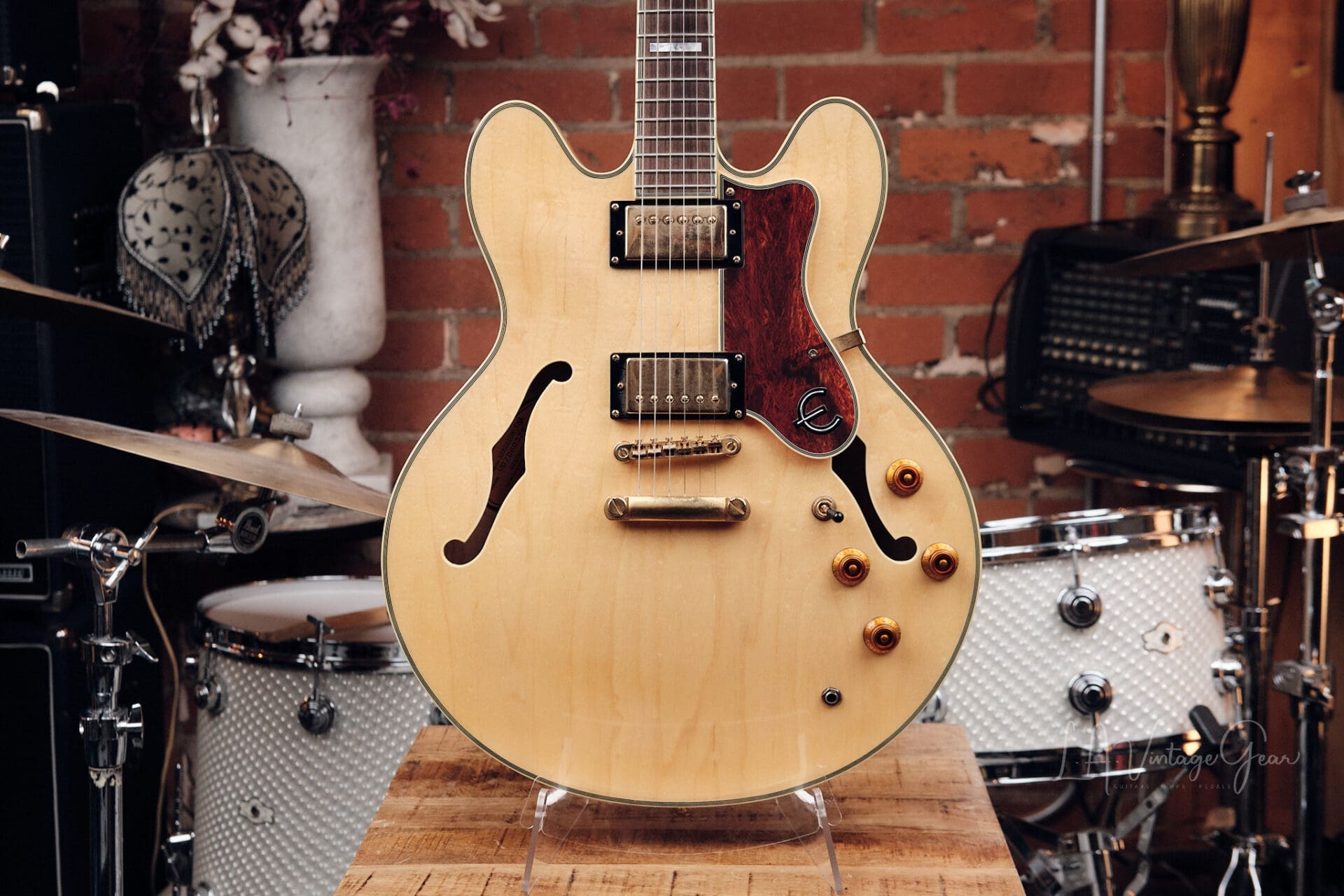 2007 Epiphone Sheraton II Semi-Hollow Guitar - Made in Korea with OHSC - Image 3