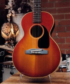 1966 Gibson B-25 3/4 Acoustic Guitar – Sunburst w/ Original Chipboard Case - Image 4