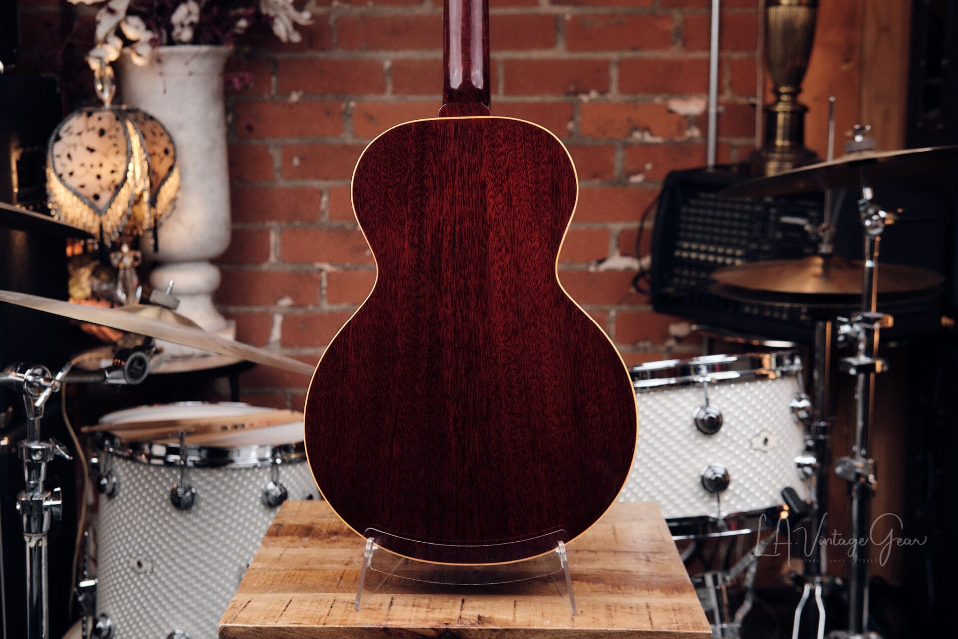 1966 Gibson B-25 3/4 Acoustic Guitar – Sunburst w/ Original Chipboard Case - Image 9