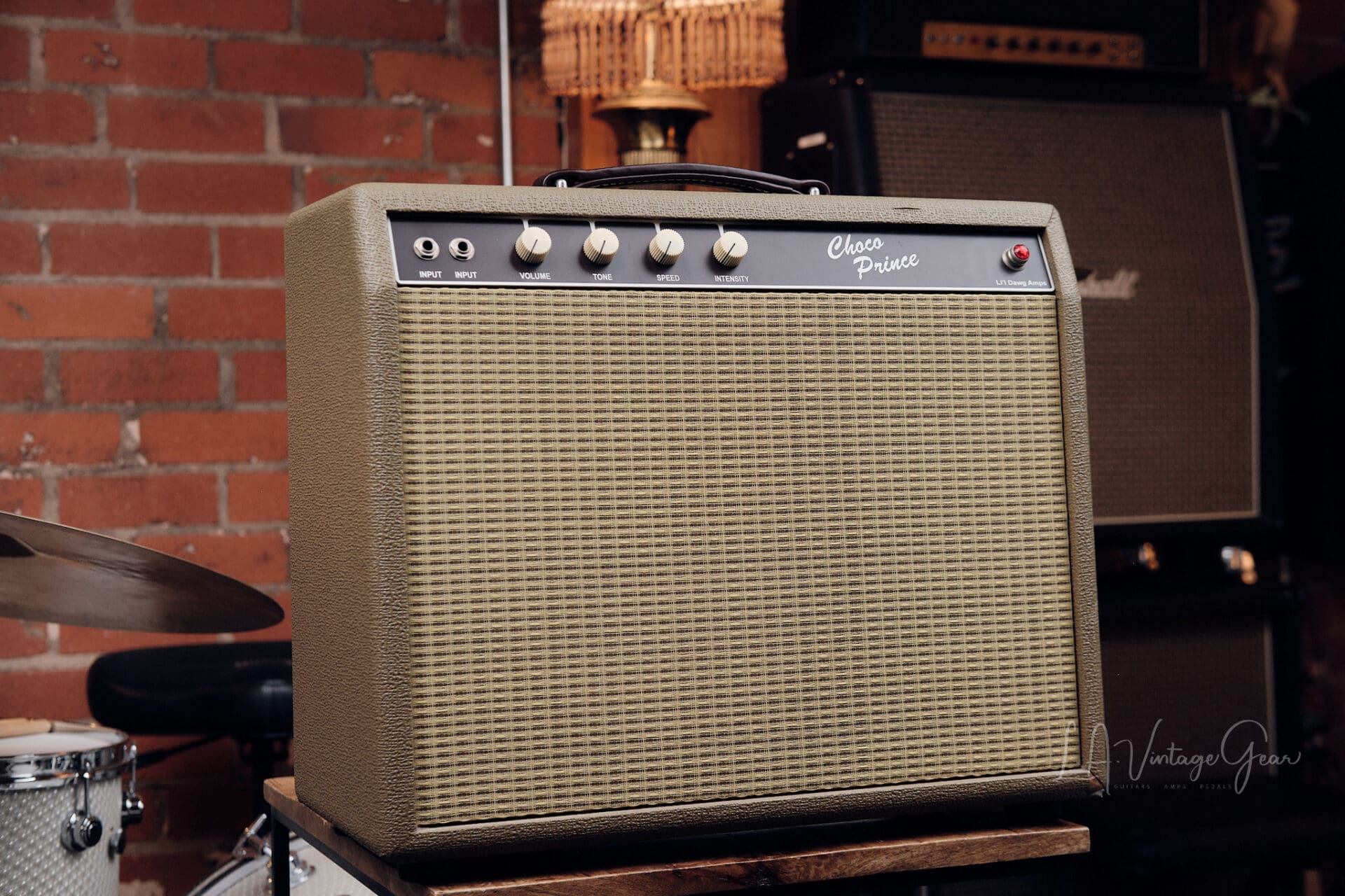 Lil Dawg ChocoPrince 12 Watt 10" Combo Amplifier — 6G2 Princeton Style Hand-Wired Tube Amp - Image 2