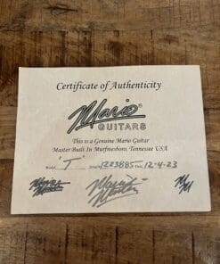 Mario Martin "Model T" Electric Guitar - Relic'd Nocaster Blonde Finish & Lollar Pickups! - Image 11