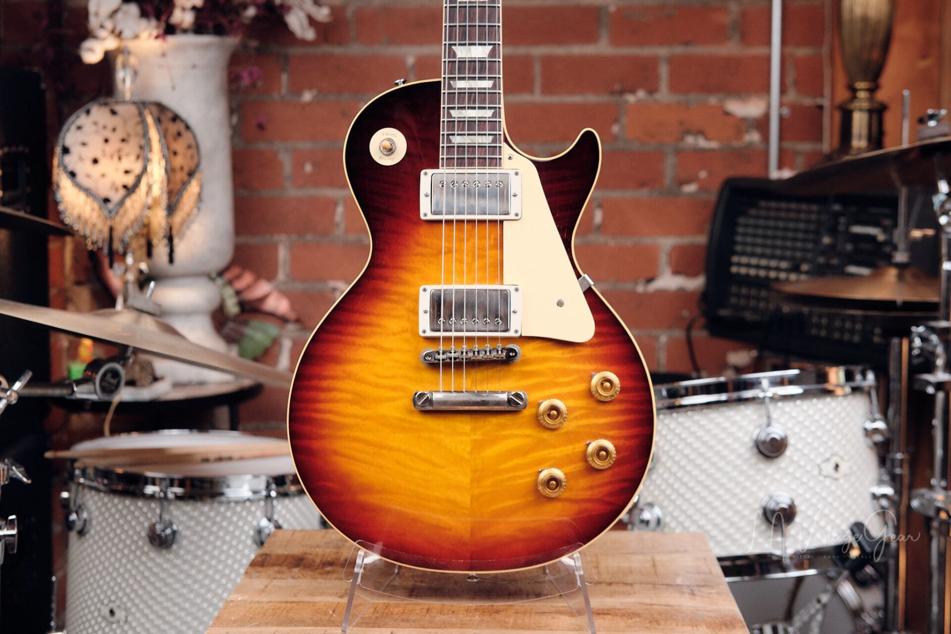 2024 Gibson Custom Shop '59 Standard Les Paul R9 VOS - Bourbon Burst! - Image 2