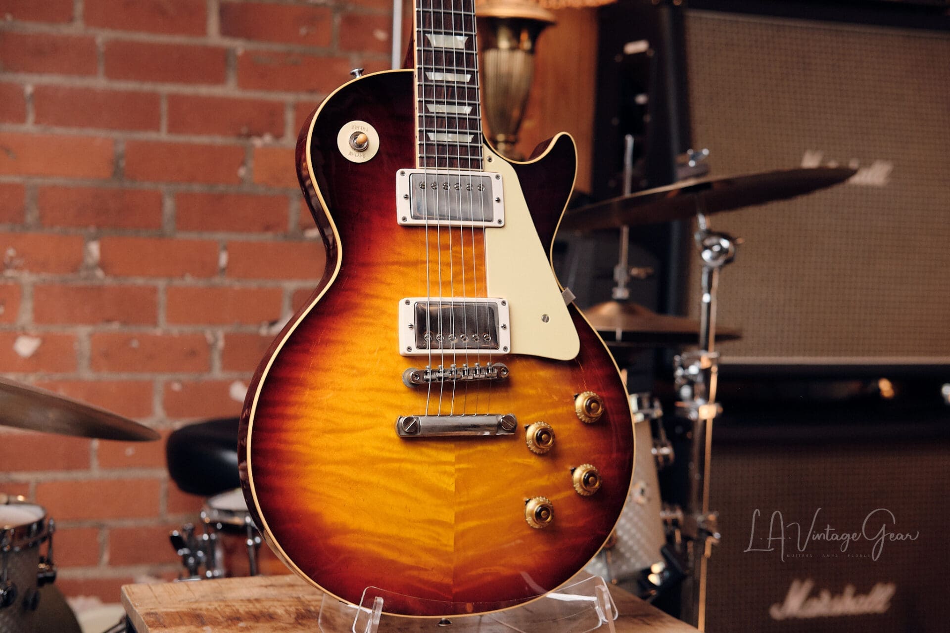 2024 Gibson Custom Shop '59 Standard Les Paul R9 VOS - Bourbon Burst! - Image 4