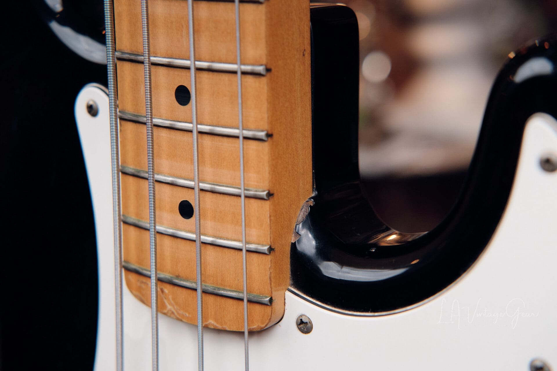 1984-87 Fender MIJ Precision Bass – Black with Hardshell Case - Image 13