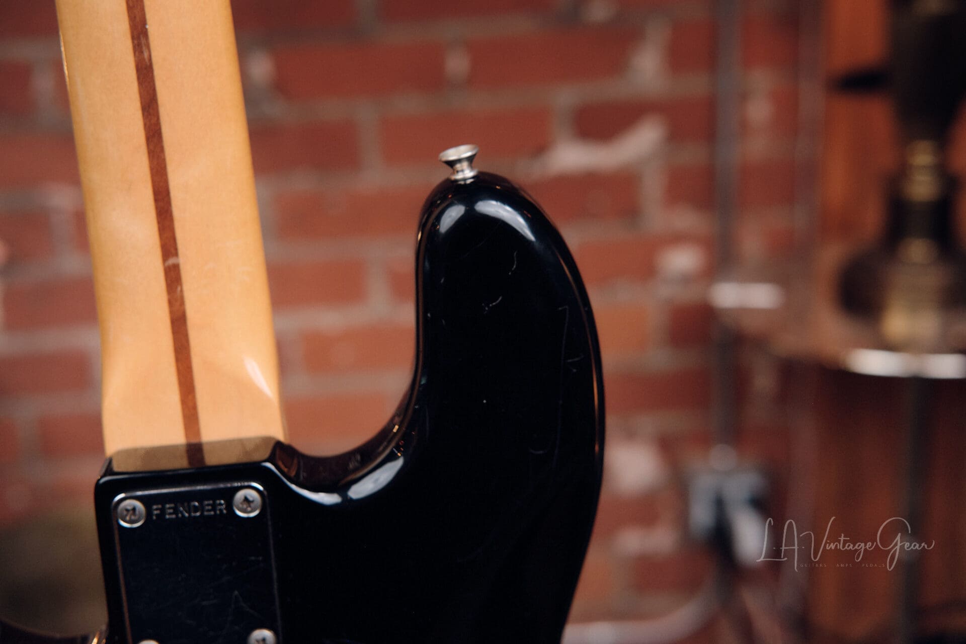 1984-87 Fender MIJ Precision Bass – Black with Hardshell Case - Image 17