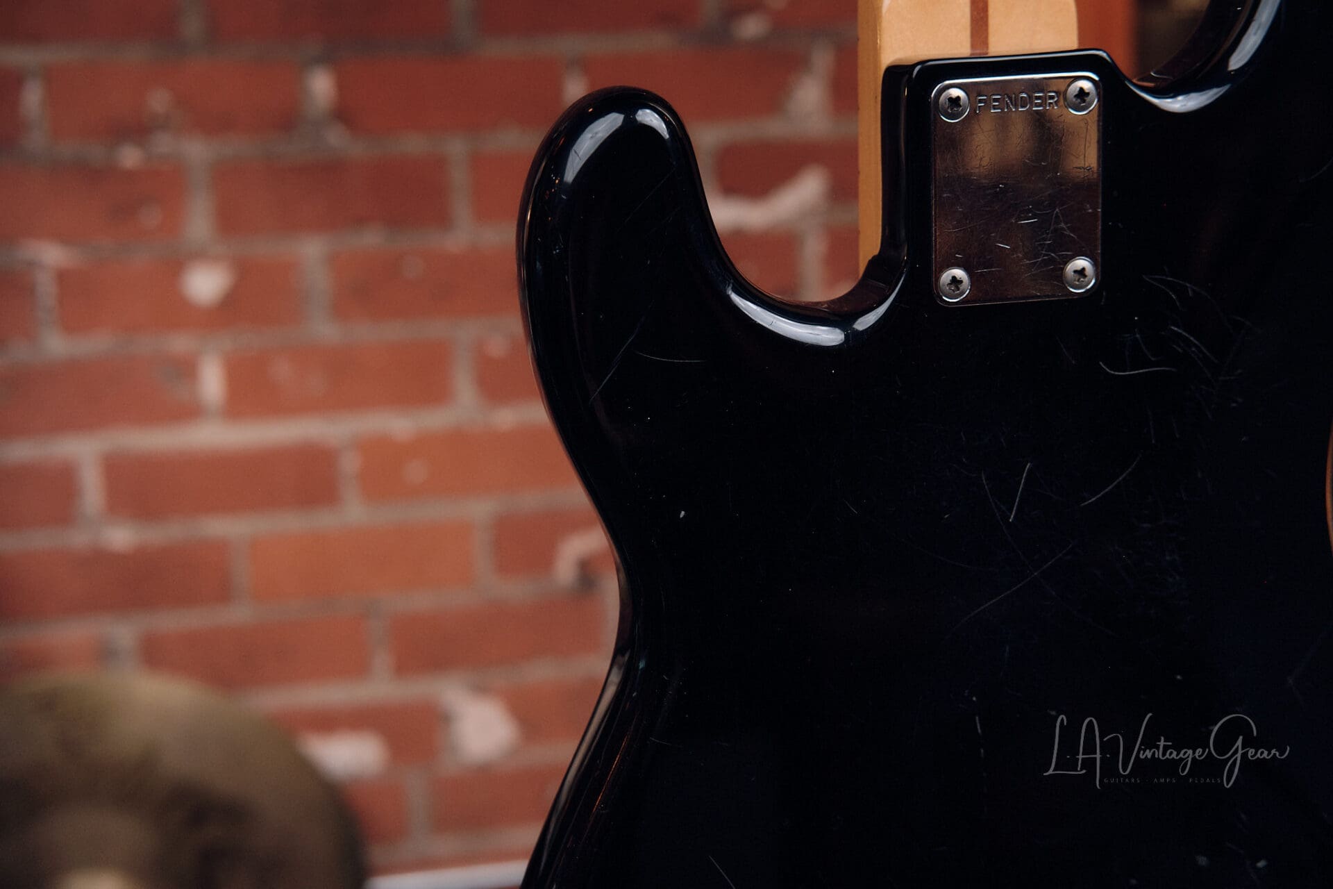 1984-87 Fender MIJ Precision Bass – Black with Hardshell Case - Image 16