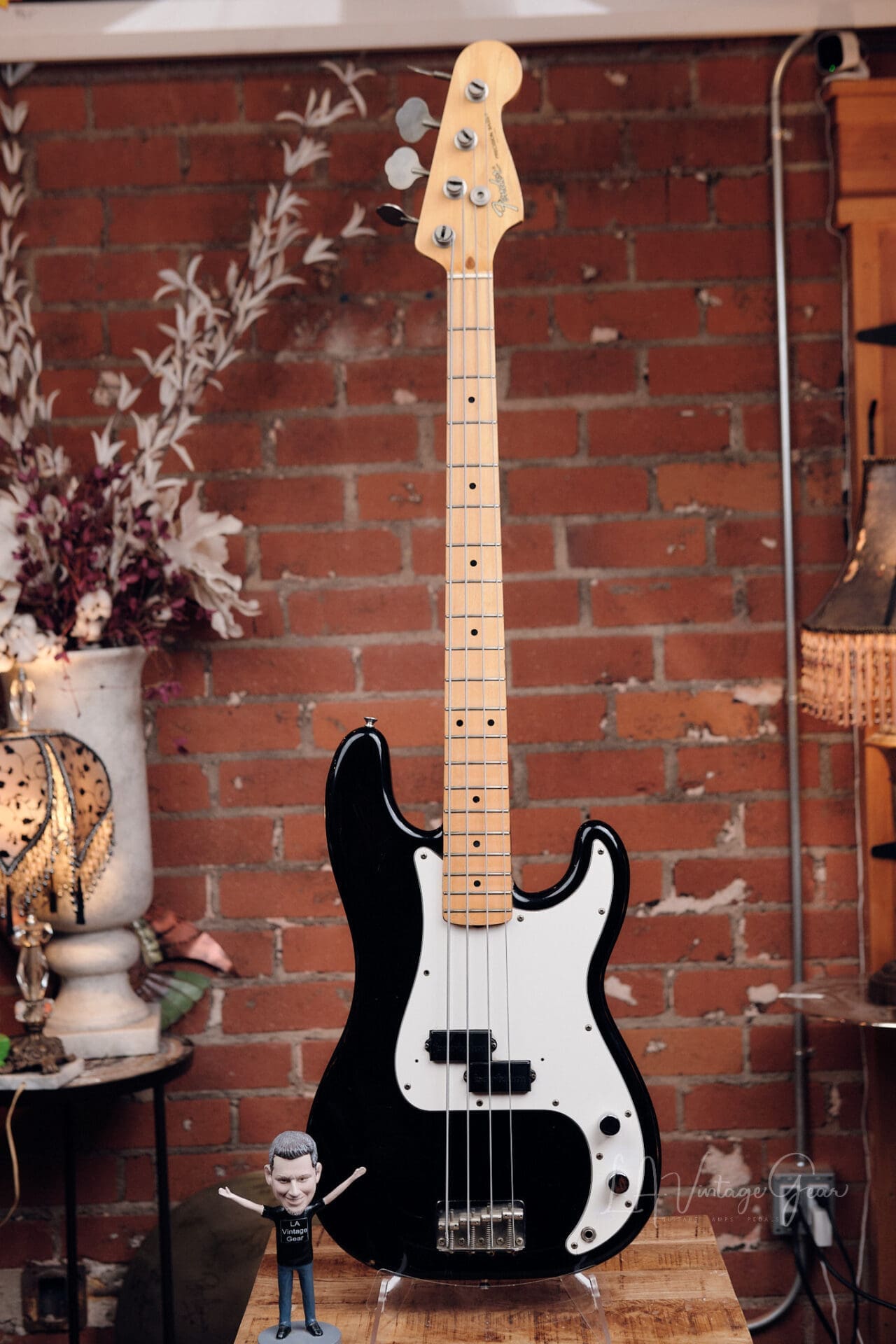 1984-87 Fender MIJ Precision Bass – Black with Hardshell Case