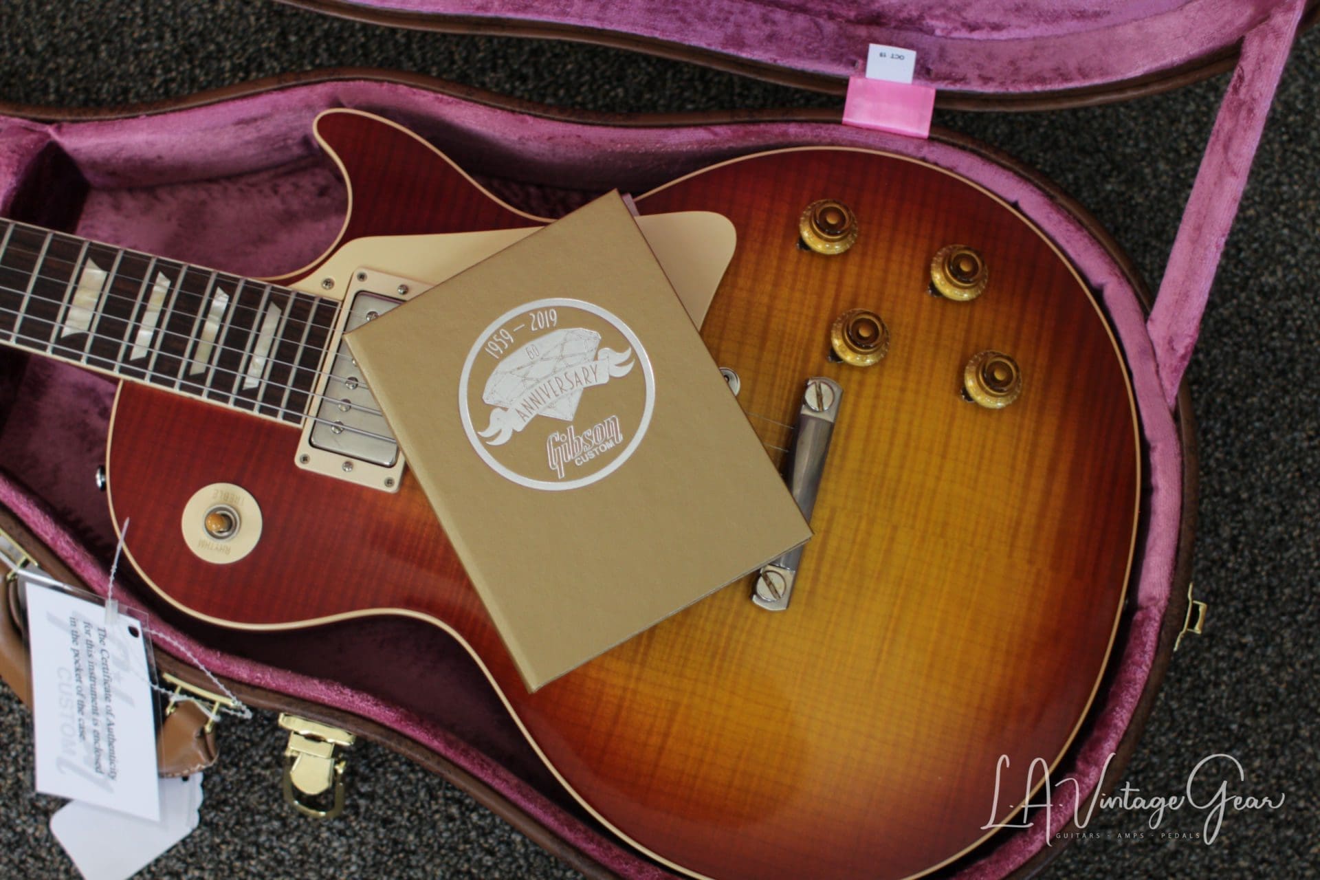 Gibson Les Paul R9 - 60th Anniversary in a Cherry Burst & Flame Maple VOS Finish (2019) - Image 16