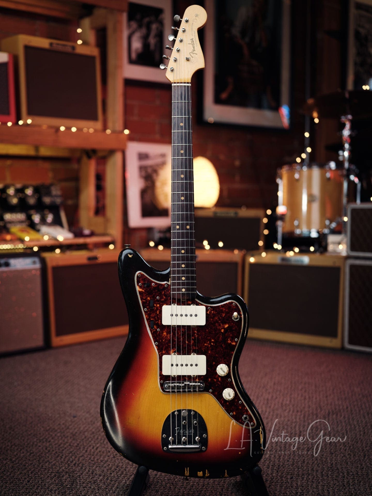 Fender Vintage 1963 Jazzmaster Electric Guitar - Excellent Shape! Lyle Workman Collection