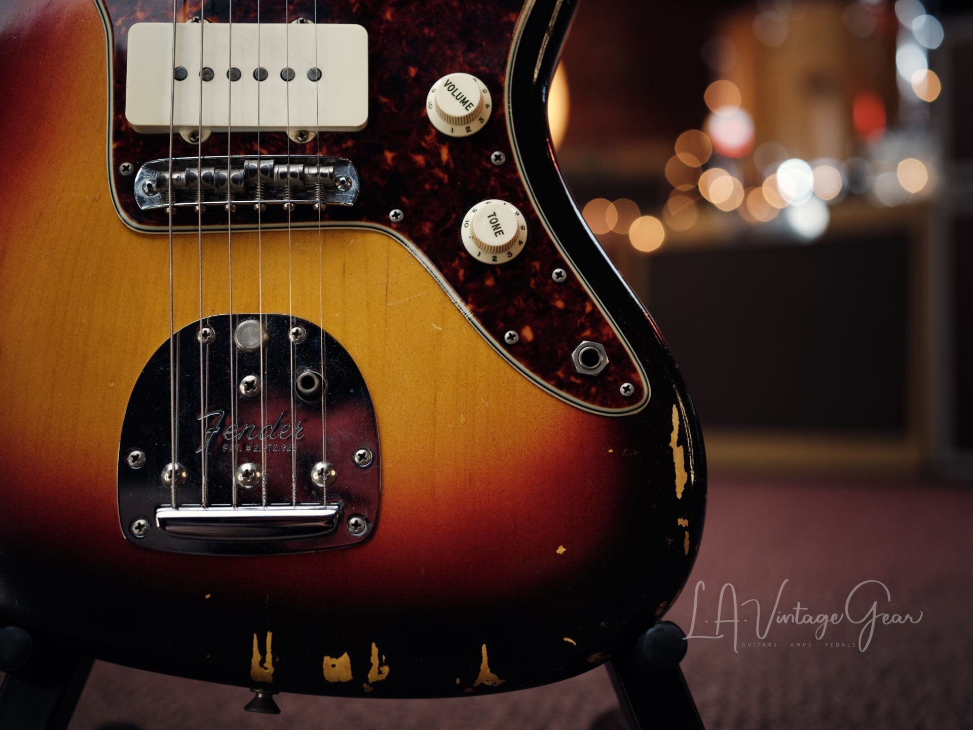 Fender Vintage 1963 Jazzmaster Electric Guitar - Excellent Shape! Lyle Workman Collection - Image 4