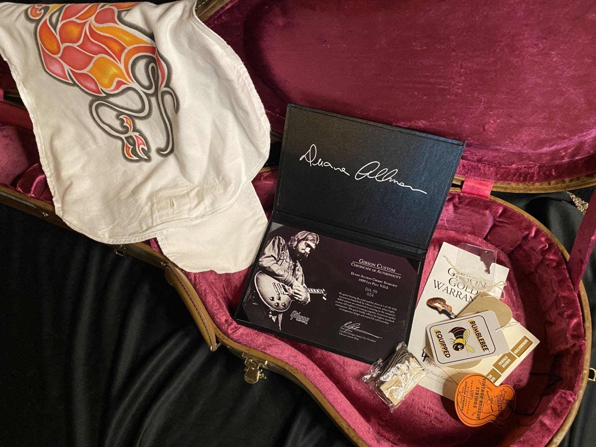 Gibson 'Duane Allman' '59 Custom Les Paul VOS (2013) - Includes COA & All Case Candy! - Image 17