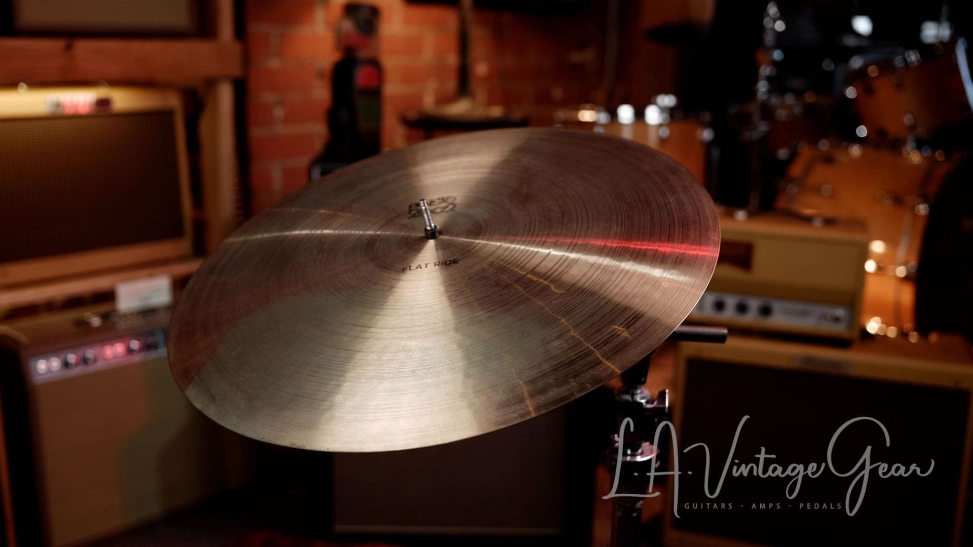 Paiste Flat Ride 2002 20” - 2010 Grams - Audio / Video Clip Included !