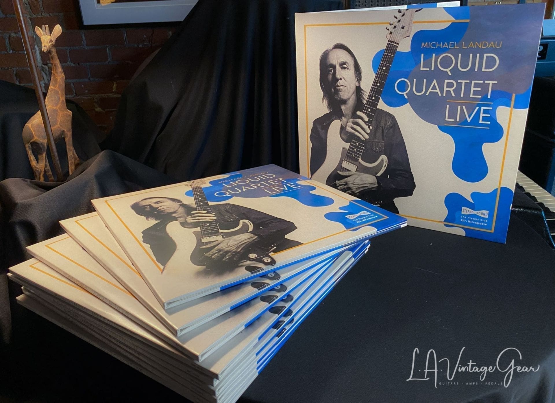 Michael Landau Liquid Quartet Live - Double Record Set On Blue Vinyl - In Stock & Signed by Mike!
