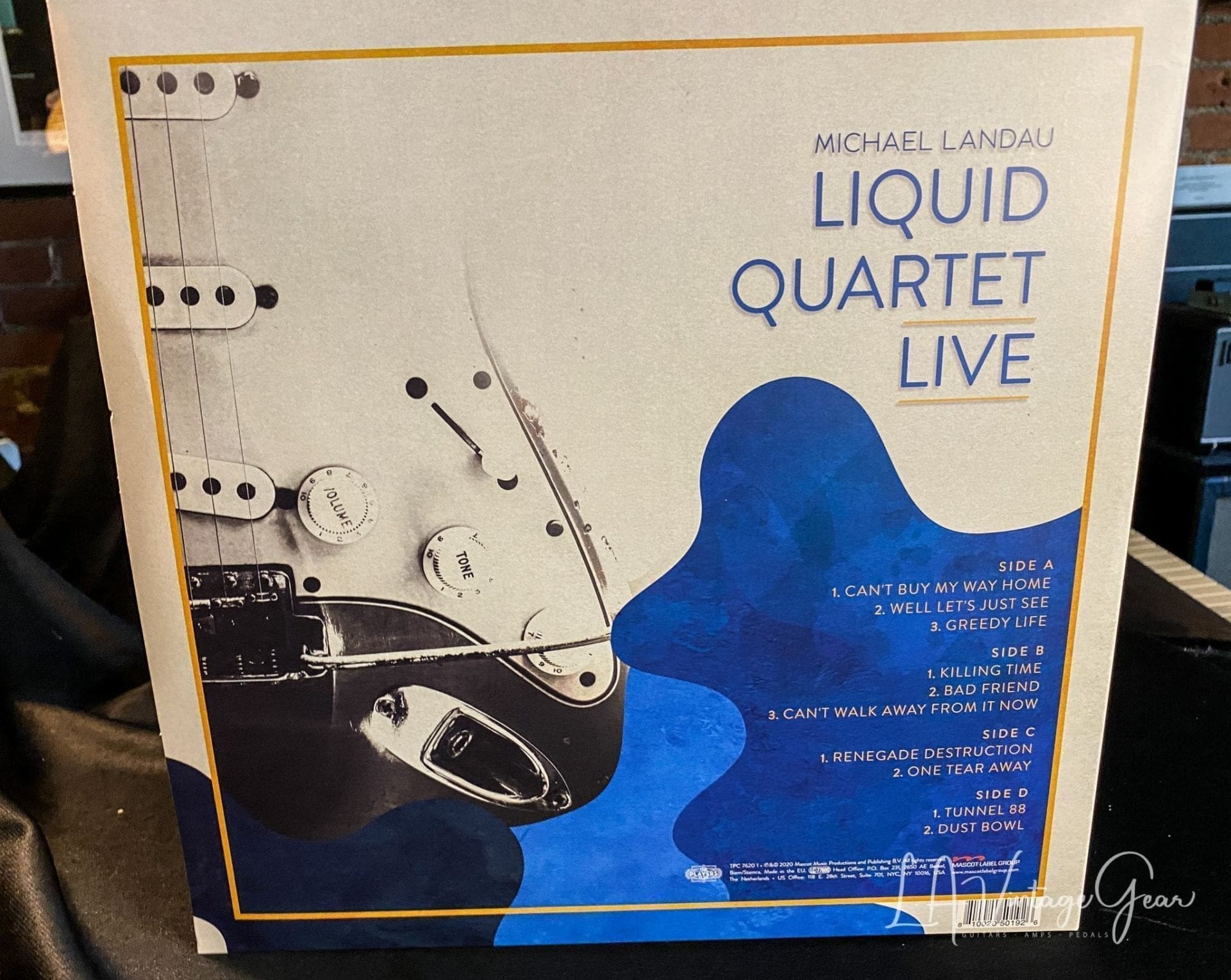 Michael Landau Liquid Quartet Live - Double Record Set On Blue Vinyl - In Stock & Signed by Mike! - Image 4