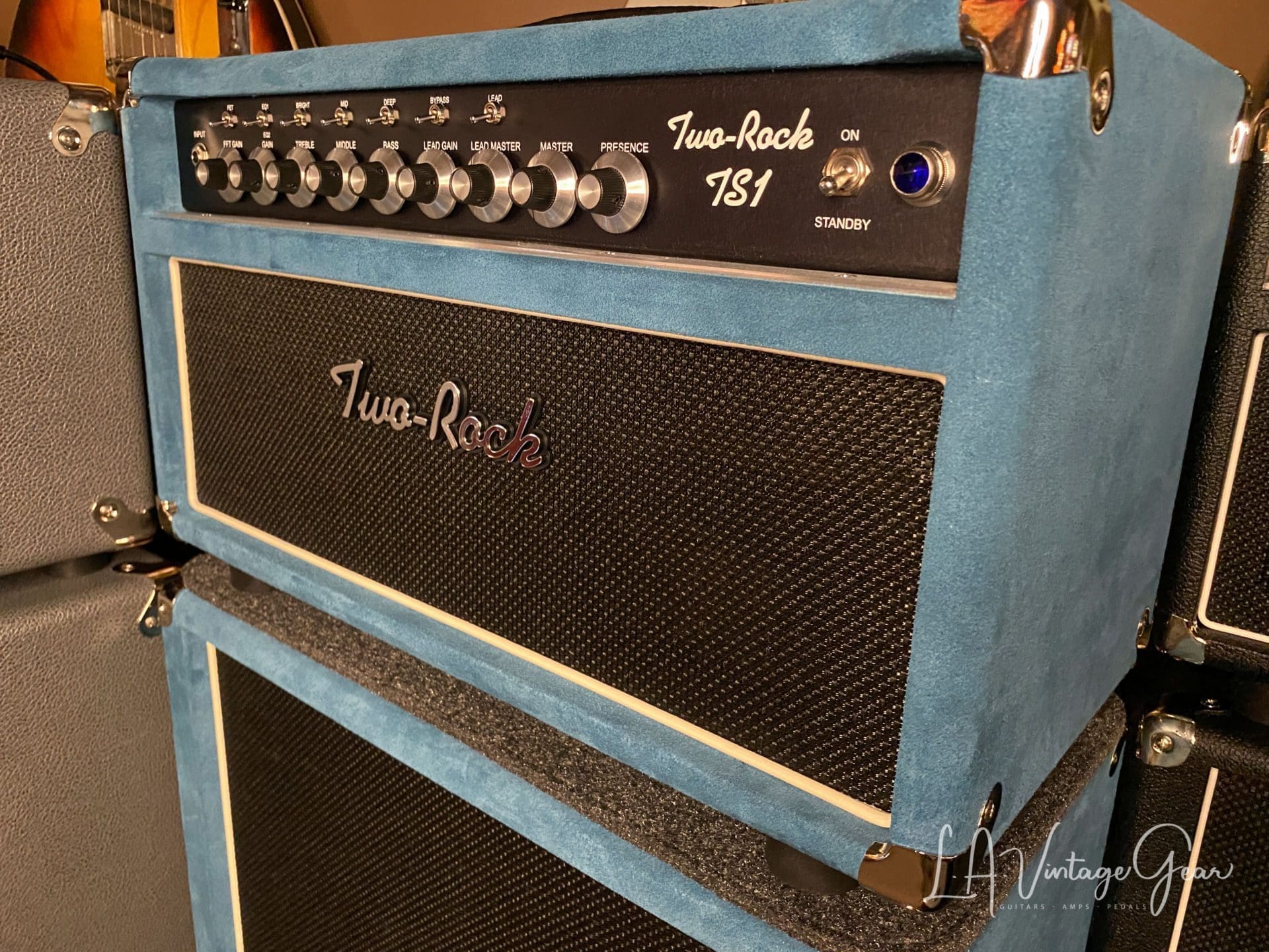 (Pre-Order) Two Rock TS1 Head & 2x12 Cabinet - In Blue Suede Finish