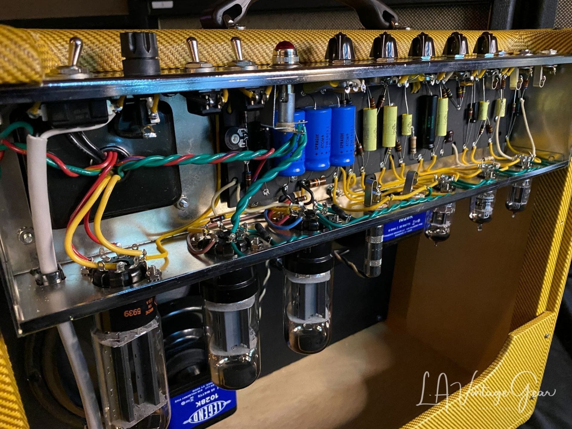 (SOLD) Germino 5F4 Tweed Super Combo Amplifier / Amp - Image 9