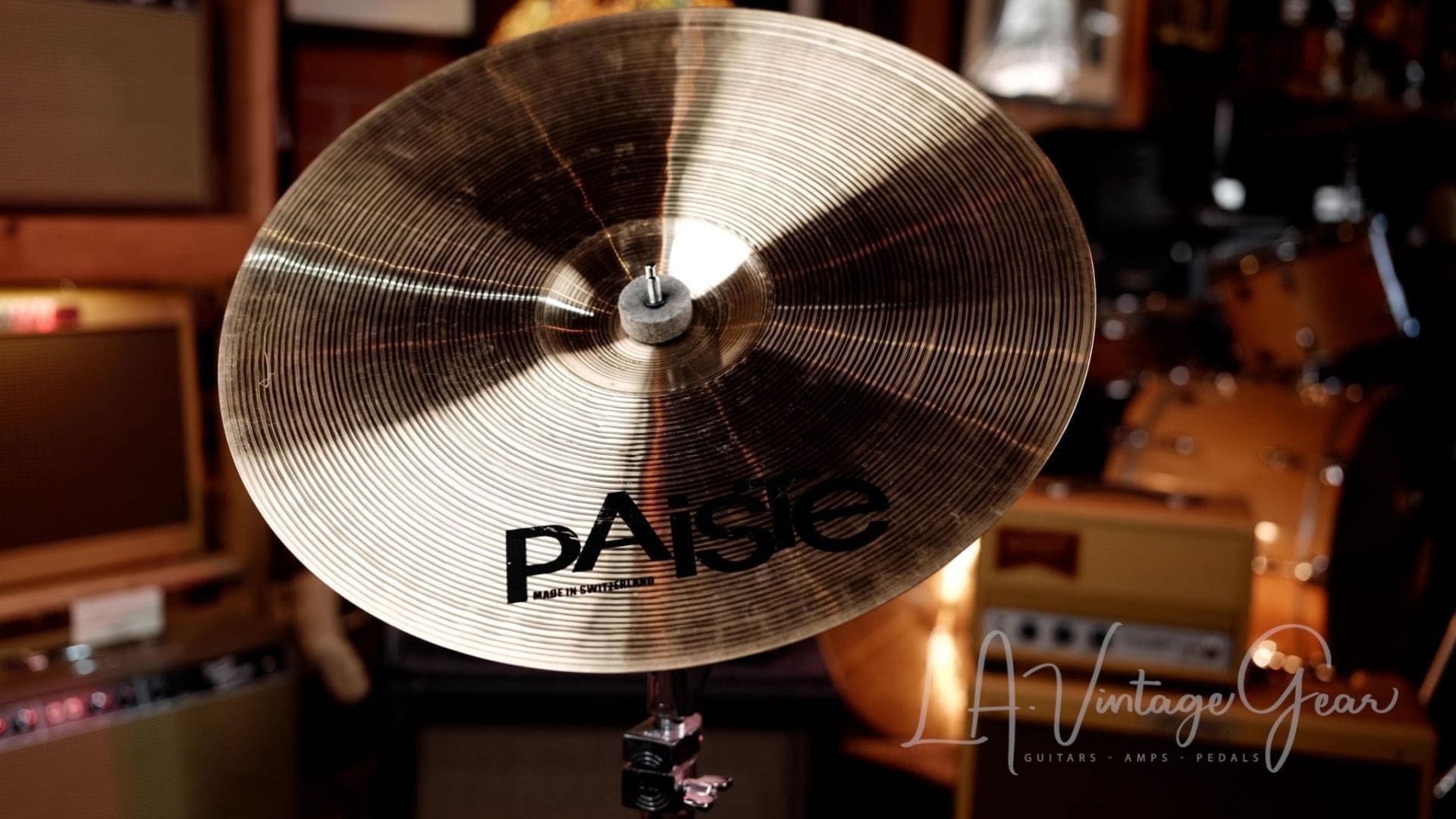 Paiste 18” Fast Crash Cymbal - 1290 Grams - Audio / Video Clip ! - Image 2