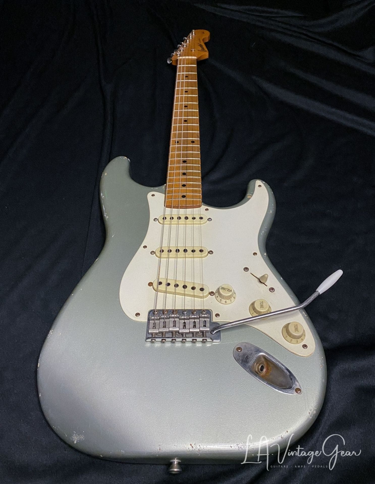 (SOLD) Danocaster Double Cut in Firemist Silver - Image 3