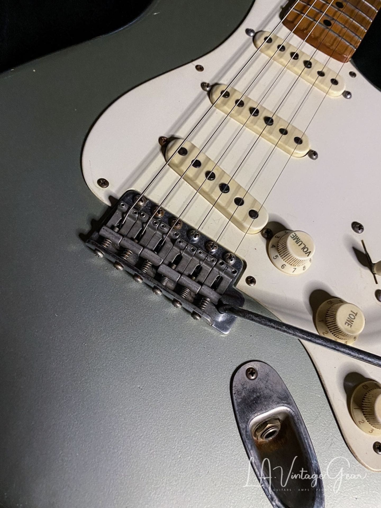 (SOLD) Danocaster Double Cut in Firemist Silver - Image 7