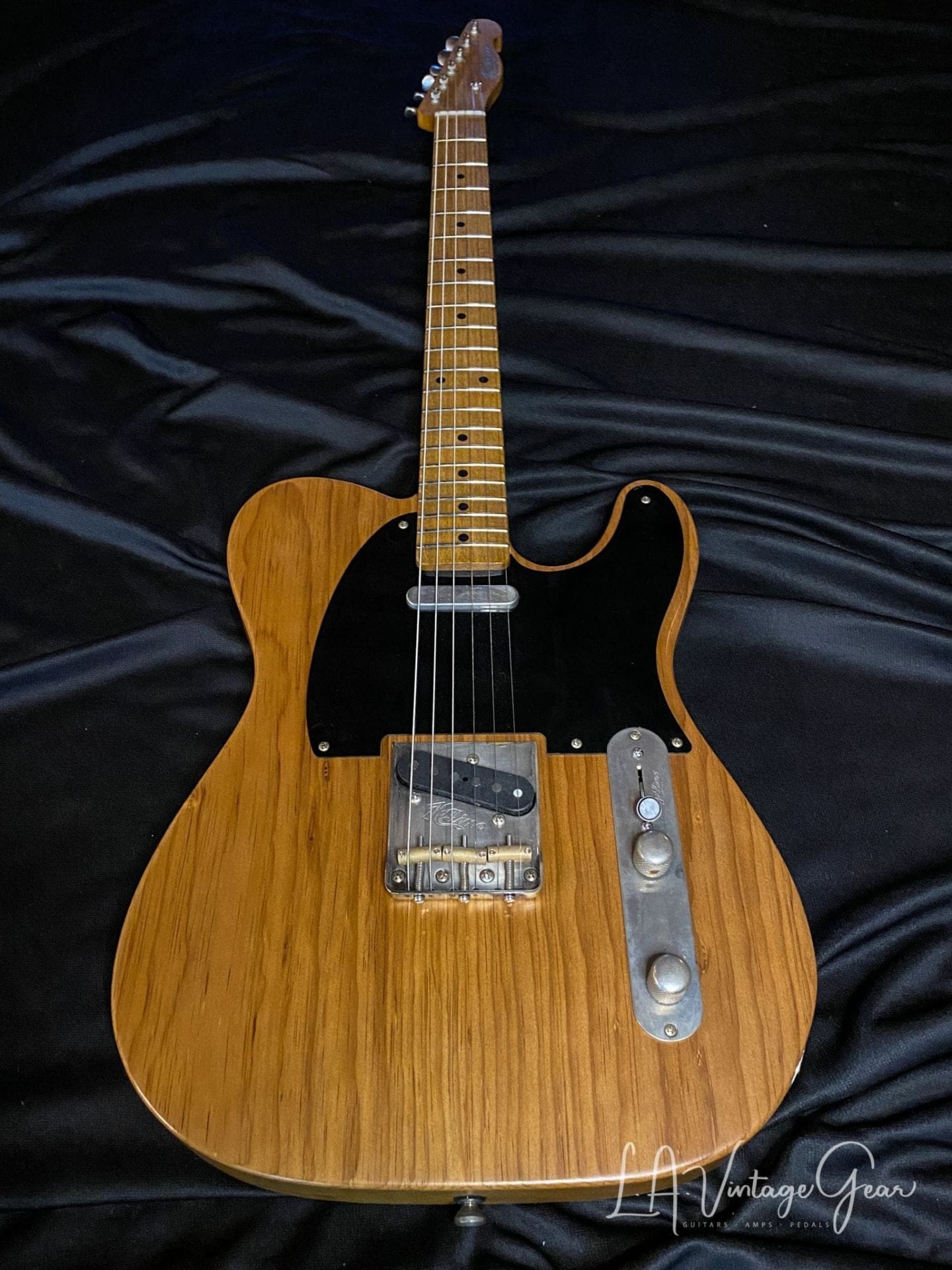(SOLD) K-Line Truxton Black Guard 'NoCaster' T -Style Electric Guitar with a Roasted Pine Body - Image 3