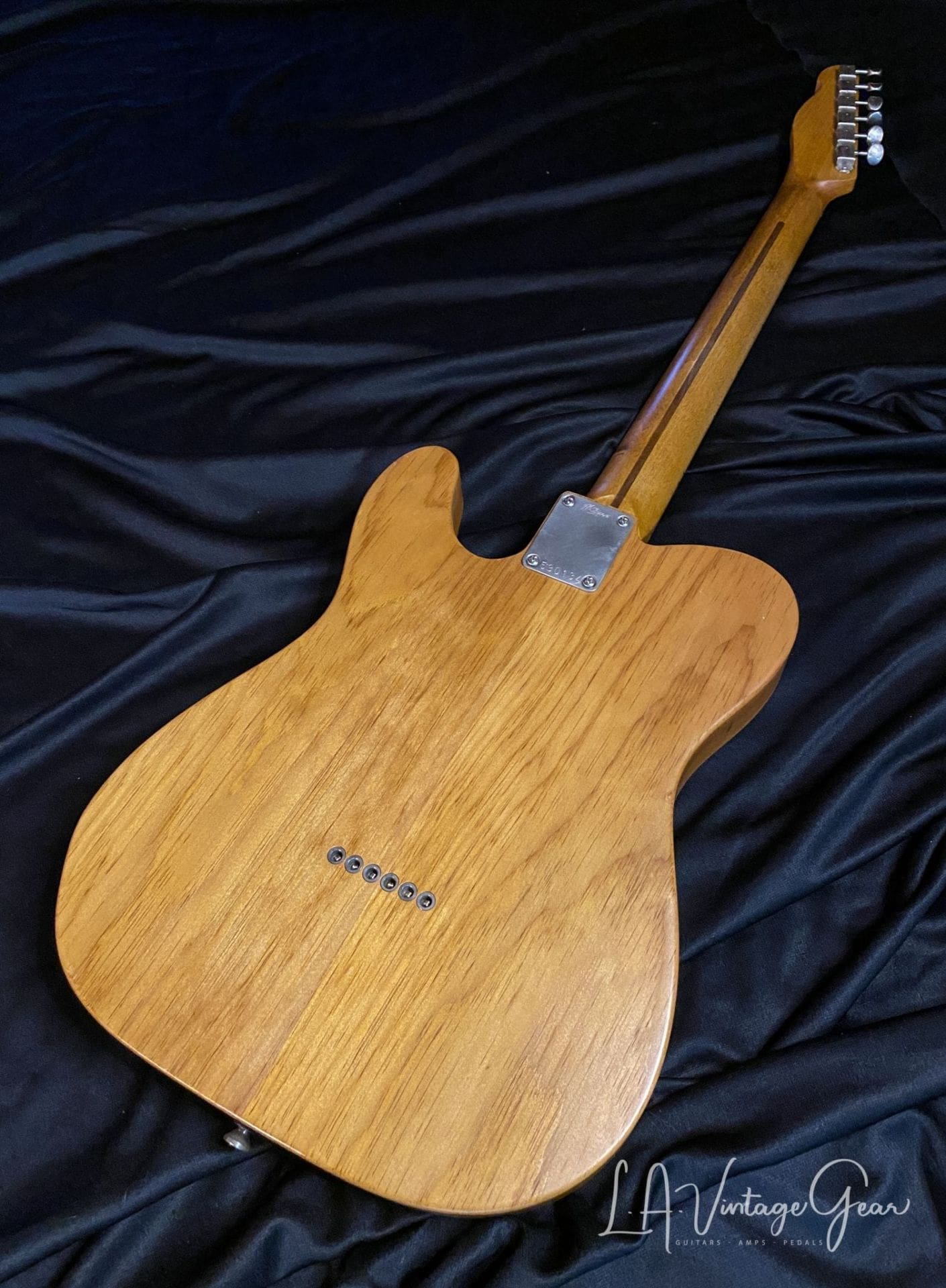 (SOLD) K-Line Truxton Black Guard 'NoCaster' T -Style Electric Guitar with a Roasted Pine Body - Image 4