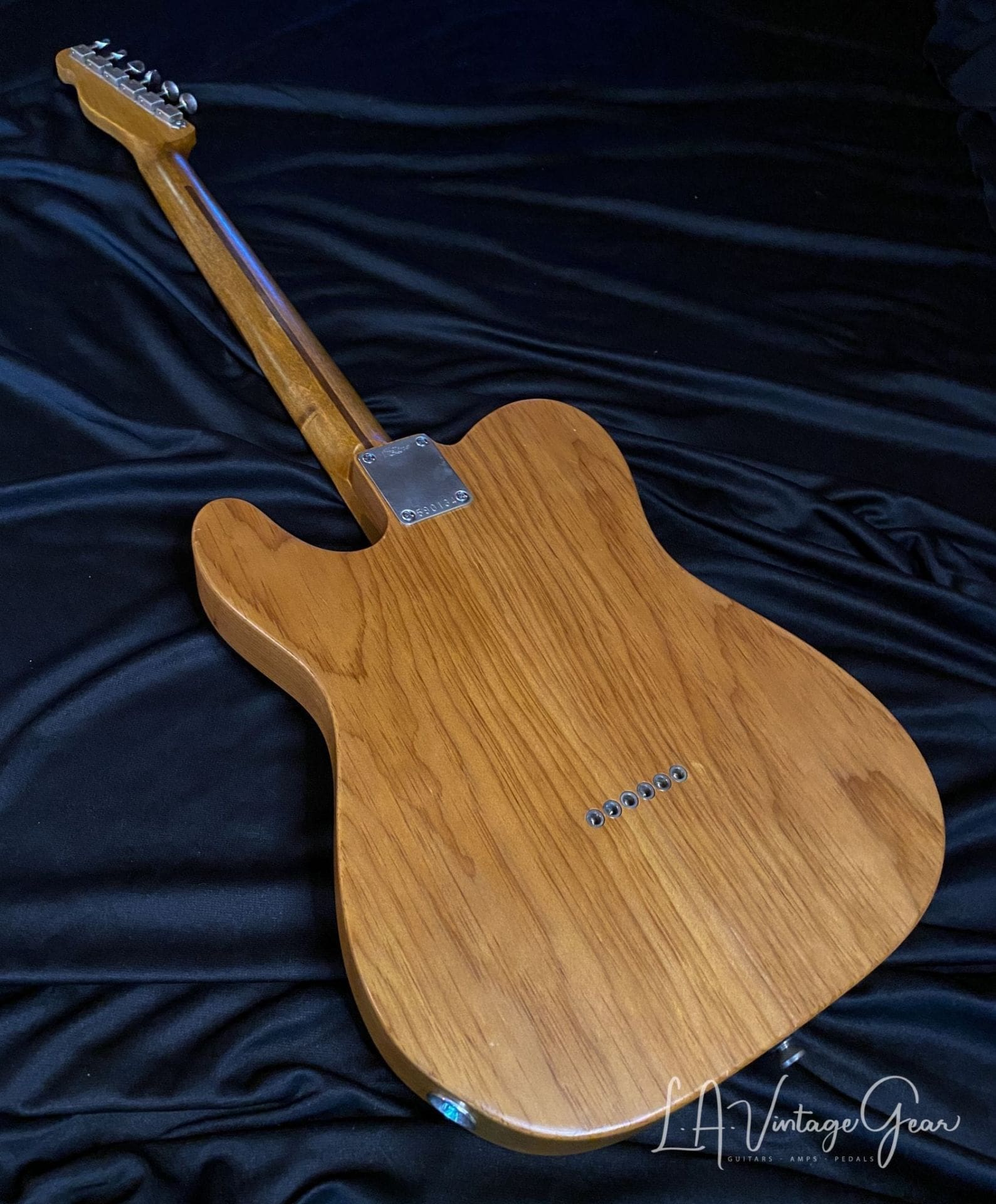 (SOLD) K-Line Truxton Black Guard 'NoCaster' T -Style Electric Guitar with a Roasted Pine Body - Image 6