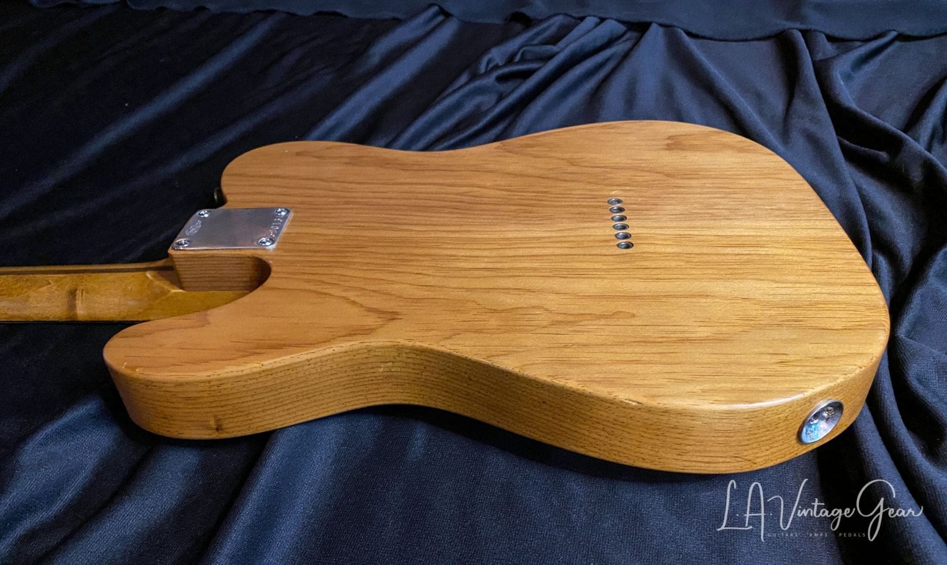 (SOLD) K-Line Truxton Black Guard 'NoCaster' T -Style Electric Guitar with a Roasted Pine Body - Image 7